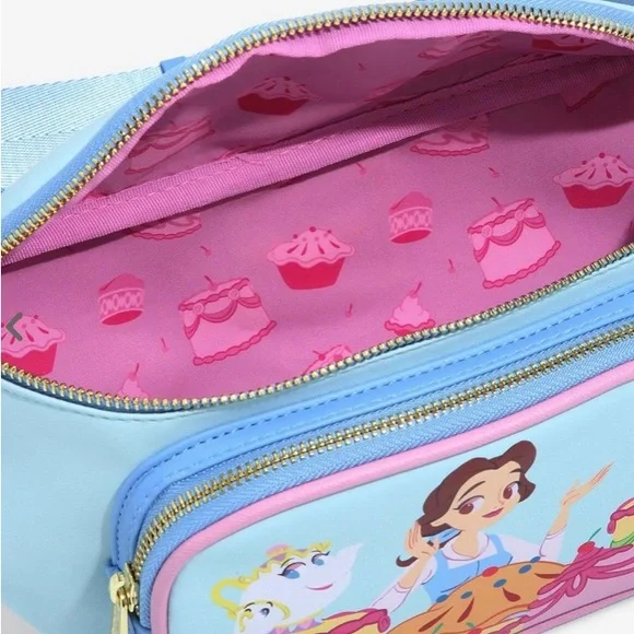 Loungefly Disney Beauty and the Beast Be Our Guest Fanny Pack/Belt Bag - Picture 4 of 7